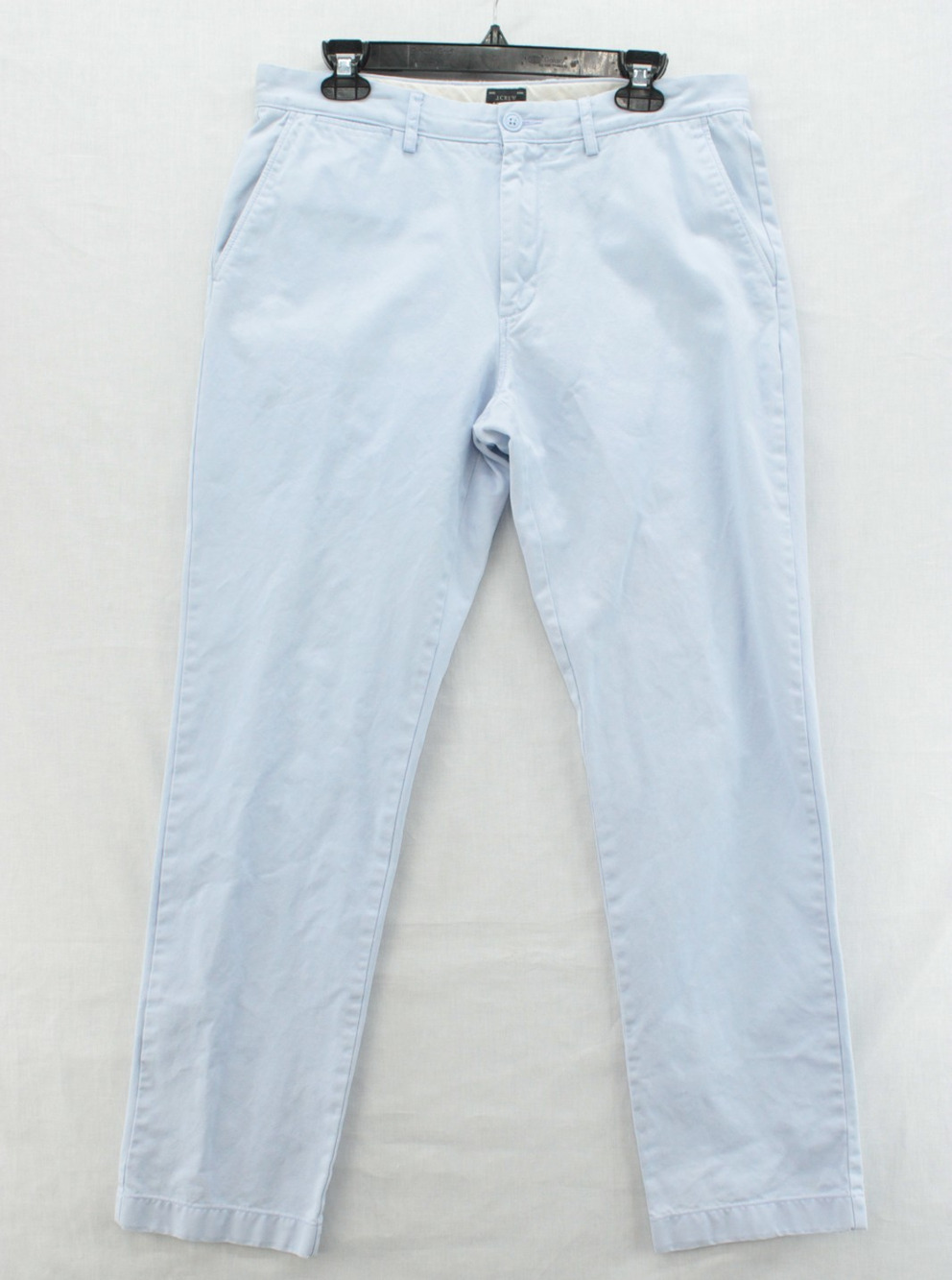 J Crew Broken-In Urban Slim Pants Mens 33 X 31 Blue Flat Front Chino 5 Pocket